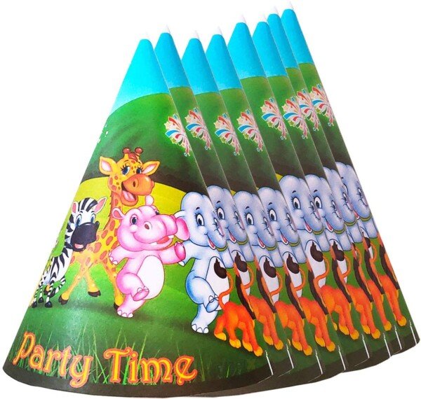 Jungle themed birthday - Party Hats