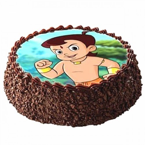 Chota Bheem themed birthday - Birthday Cake