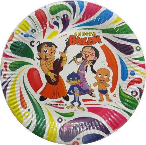 Chota Bheem themed birthday - Birthday Party Plate