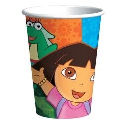 Party Cups - Dora Birthday Theme