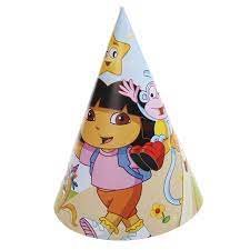 Party Hat - Dora Birthday Theme