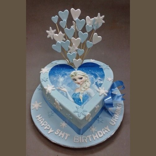 Frozen themed birthday cake - Kochi