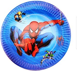 Spiderman themed birthday - Party Plate